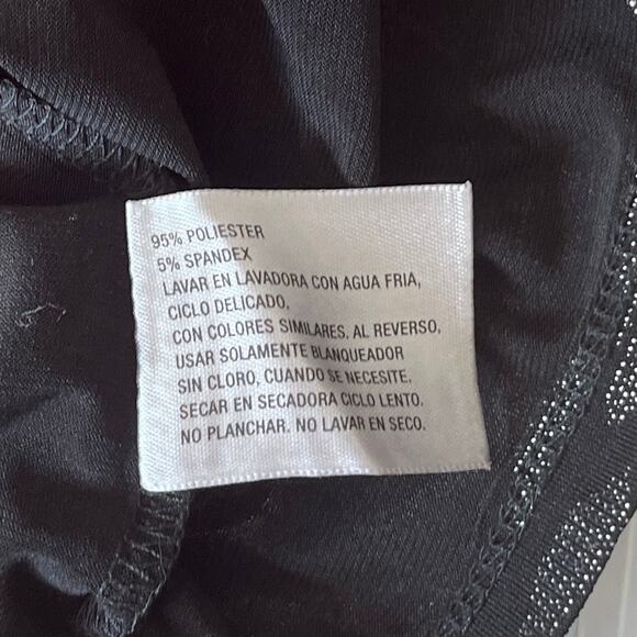 Worthington | Slinky Animal Print Top | Size M | Sparkly Ruffle Sleeve Blouse - Picture 9 of 10